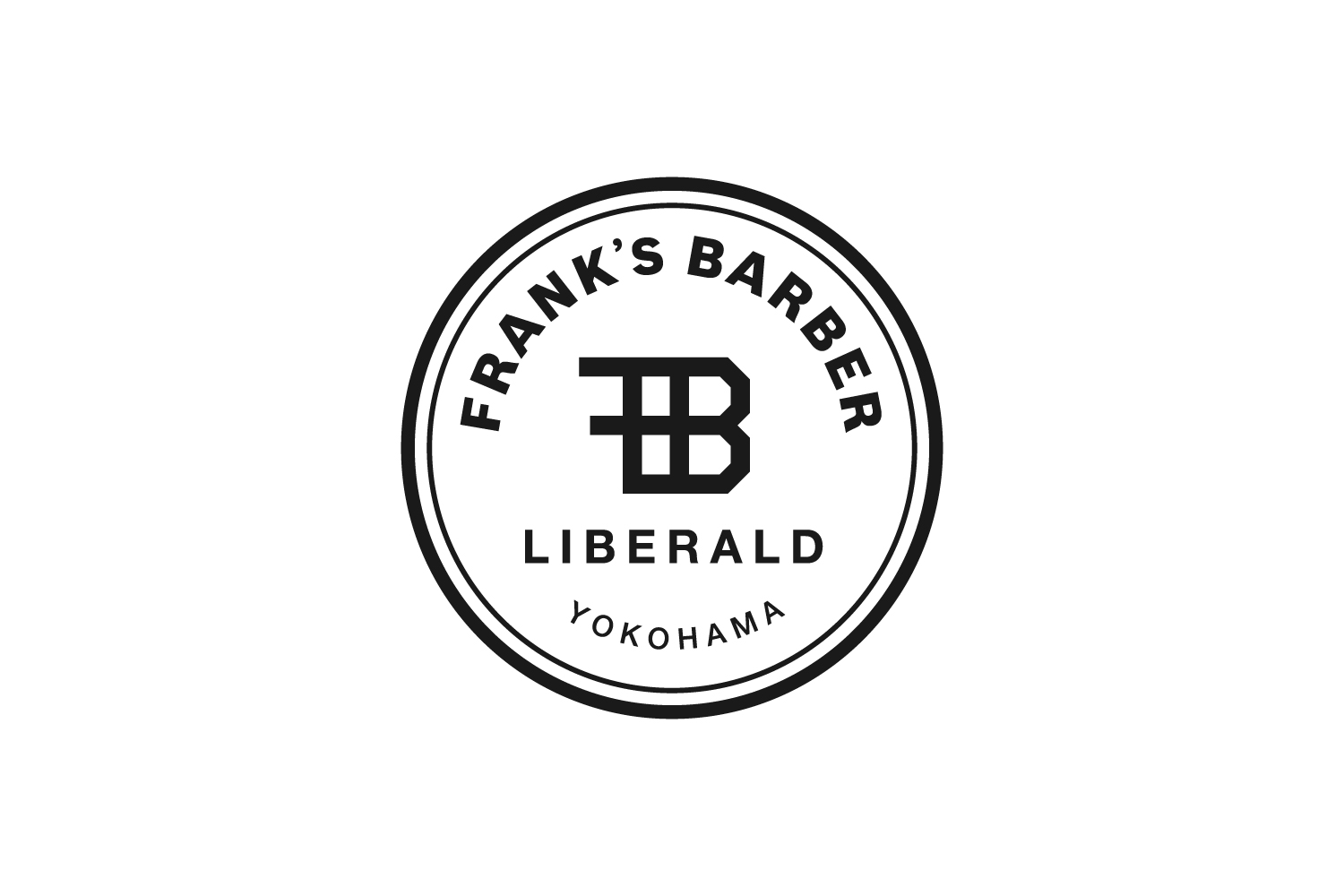 FRANK'S BARBER LIBERALD 横浜　ロゴデザイン